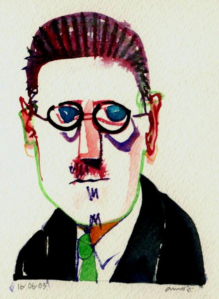 James Joyce, Robert Amos grafikája
