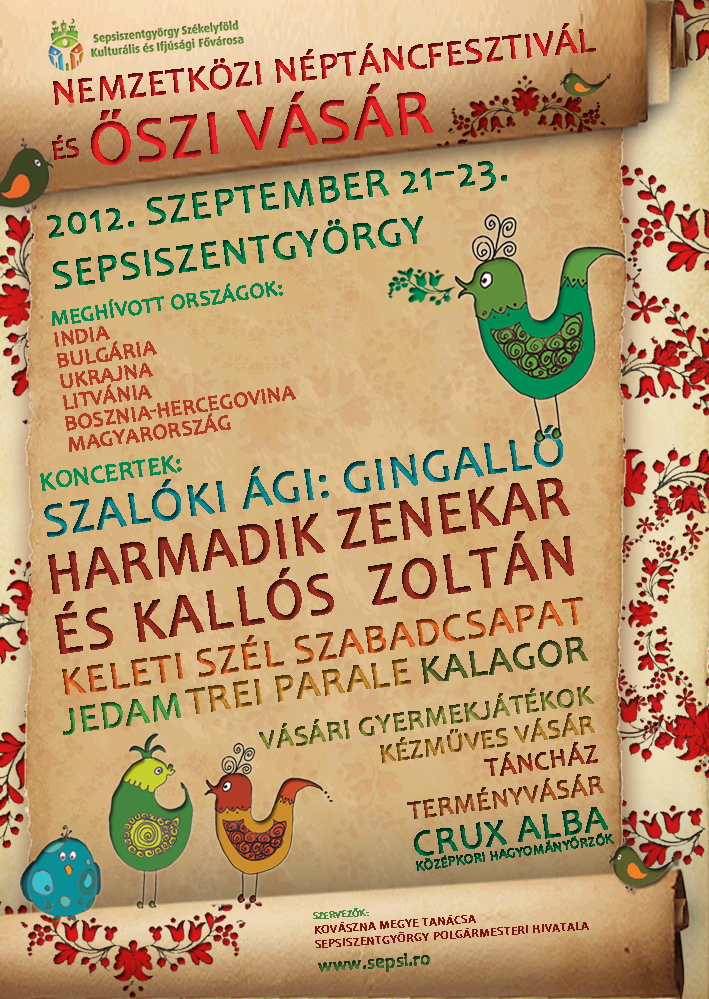 A rendezvény plakátja