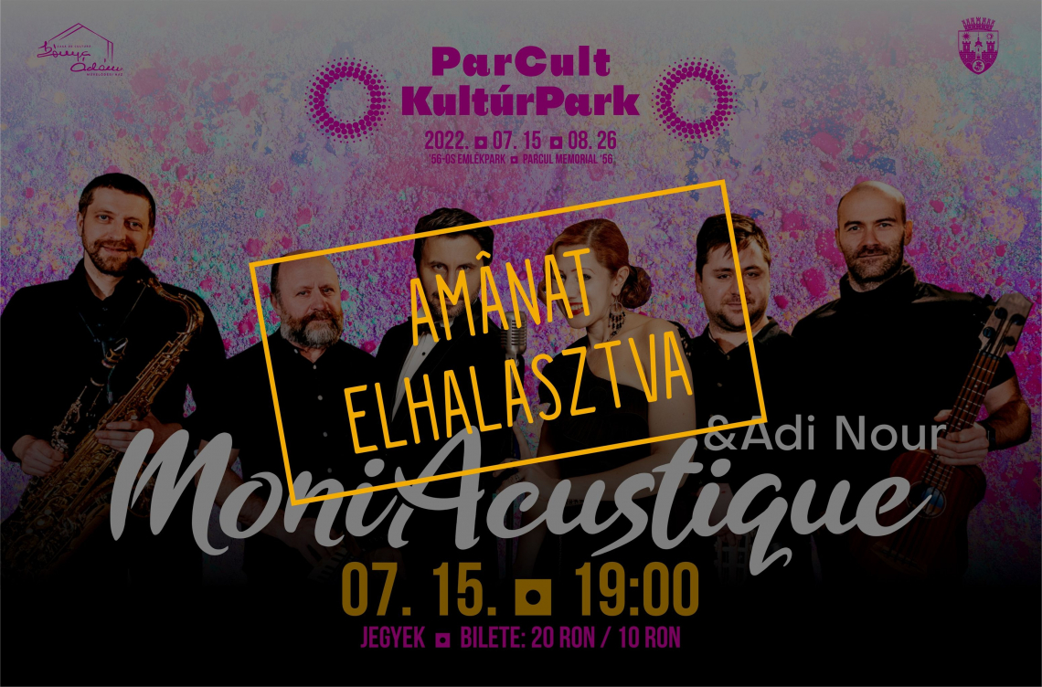 MoniAcustique koncert a KultúrParkban