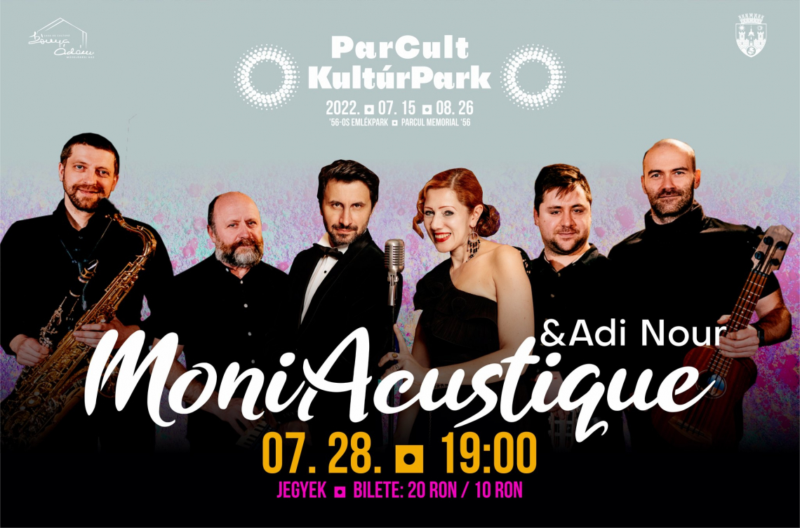 Impro – Víziók zenei projekt előadása és a MoniAqustique együttes koncertje a KultúrParkban 